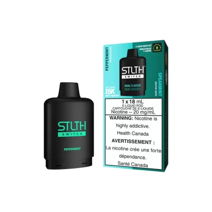 STLTH SWITCH Vape Pod – 15K Puffs – Peppermint & Spearmint