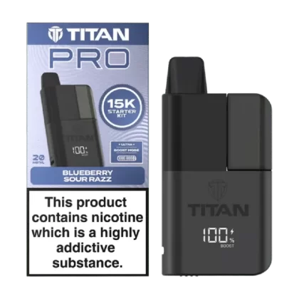 Titan Pro 15K Prefilled Pod Kit Blueberry Sour Razz