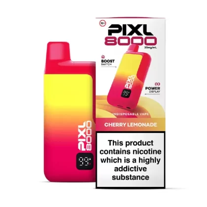 Pixl 8000 Prefilled Pod Kit Cherry Lemonade - Nicotine Strength#20mg (C87080)