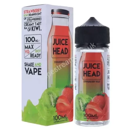 Strawberry Kiwi E-Liquid Shortfill by Juice Head - Vapestreams Co