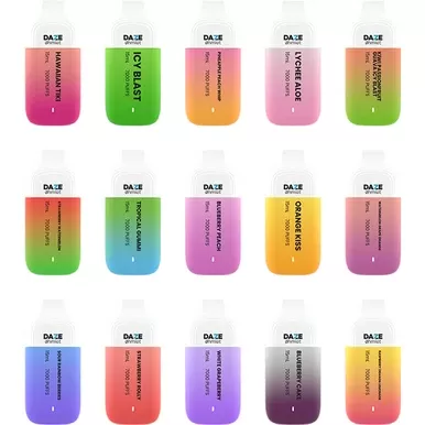7Daze Ohmlet 7000 Puff Disposable Vape 0mg, 20mg and 50mg 15mL