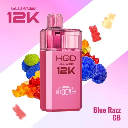 HQD Glow Pro 12k Prefilled Pod kit – box of 5