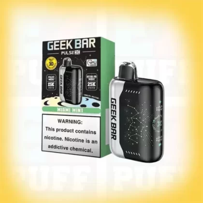 Miami Mint – Geek Bar Pulse X – 25,000 Puff Disposable Vape