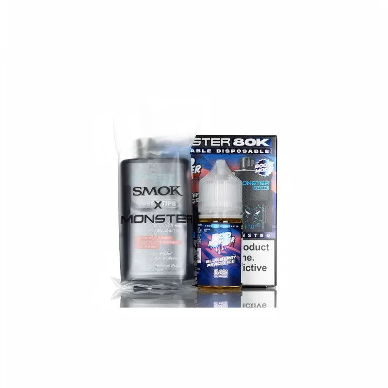 SMOK x Pod Monster 80K Refillable Vape, Adjustable Airflow - Image 2