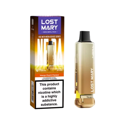 Mango Peach Papaya Lost Mary NERA15K Refill Pack - 20mg - Vape Product