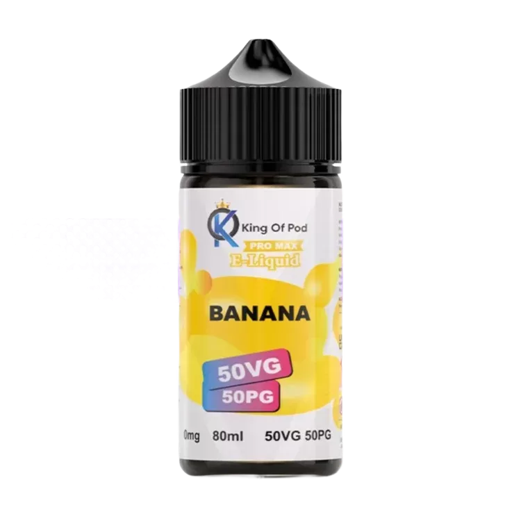 King of Pod Pro Max 80ML E-Liquid - Raspberry Pineapple / No