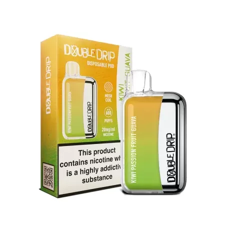 Double Drip Disposable Vape – Kiwi Passion Fruit Guava