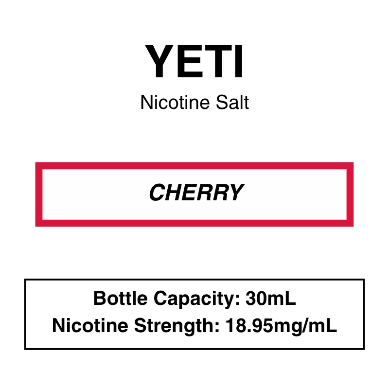 Yeti – Nic Salt – 30mL - Image 2