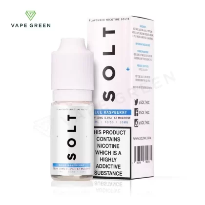 Blue Raspberry Nic Salt E-Liquid by SOLT