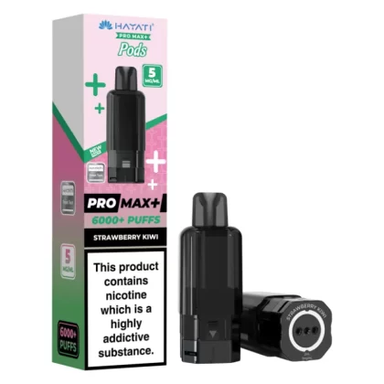 Hayati Pro Max Plus 6000 Prefilled Pod 5mg Strawberry Kiwi - 5mg