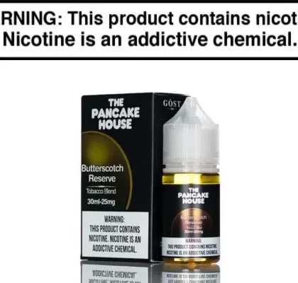 Butterscotch Reserve by Pancake House Salt 30ml - Vapejuice