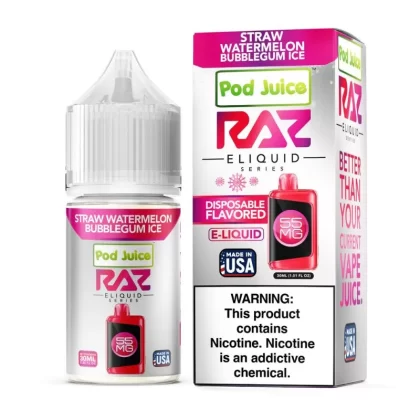 RAZ x Pod Juice SALT Synthetic E-Liquid 30ml - Wintergreen / 20mg