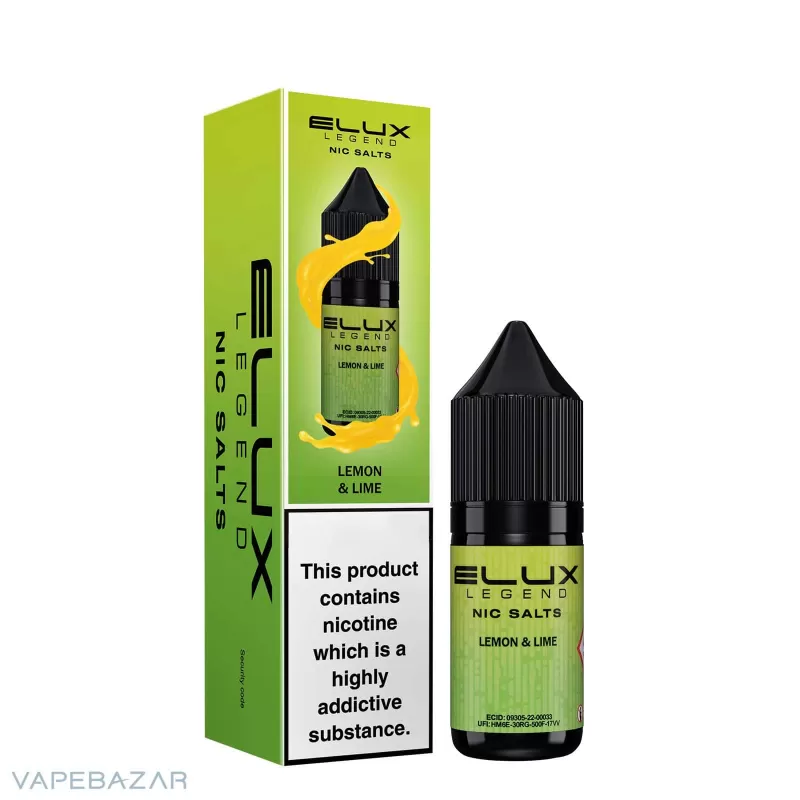 ELUX Legend Nic Salts – Lemon & Lime - Vapebazar - Image 3