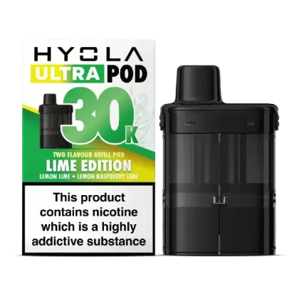 Hyola Ultra 30K Prefilled Replacement Pods Lime Edition - Ecigpremium
