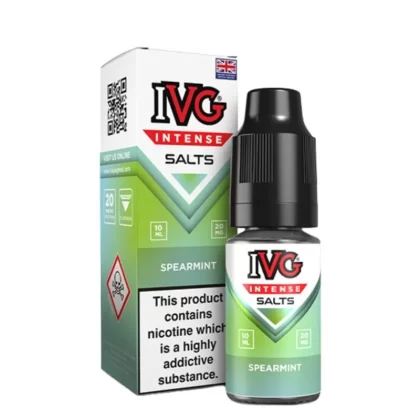 Spearmint Nic Salts E-Liquid Intense Salts Series by IVG (10ml) - 10mg