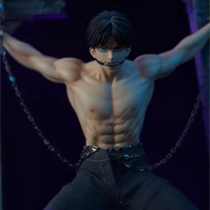 Attack on Titan Trapped Eren Yeager Figure - Crystallized Scene Collectible Statue