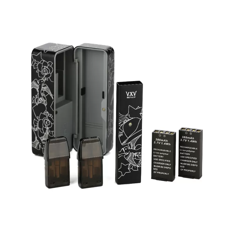 VXV RB Pod System Kit 380mAh & 2.5ml - Black - Image 3