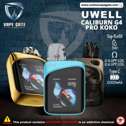 Caliburn G4 Pro Koko 35W Pod System Kit 2000mAh - Crystal White