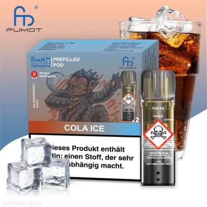 RandM Tornado Pods – Cola Ice (2er Pack) - RandM / Ice / Cola / ca. 1200 insgesamt / 20mg/ml