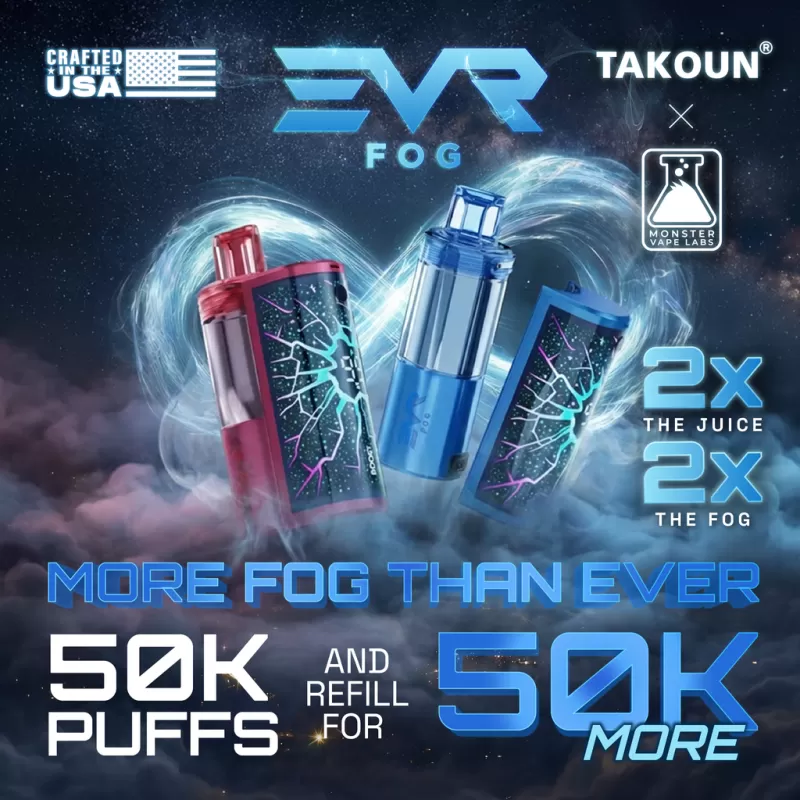 EVRFOG 100K Refillable Disposable KIT - Grape Slush - Image 2