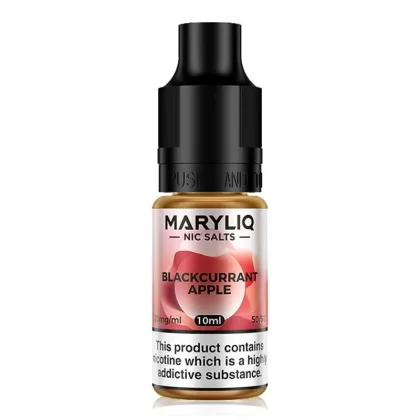 Blackcurrant Apple By Maryliq Nic salt 10ml