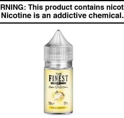 LEMON CUSTARD BY THE FINEST SALT NIC 30ML - Vape Product, Vape Product