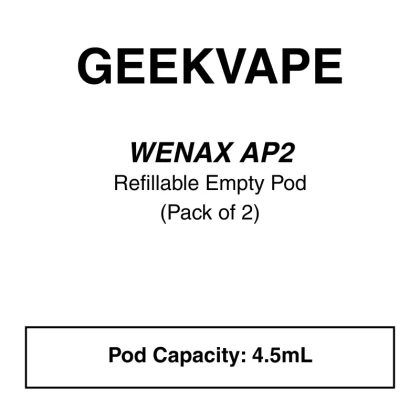 Geekvape – AP2 (Aegis Pod 2) Refillable Pod – Pack of 2