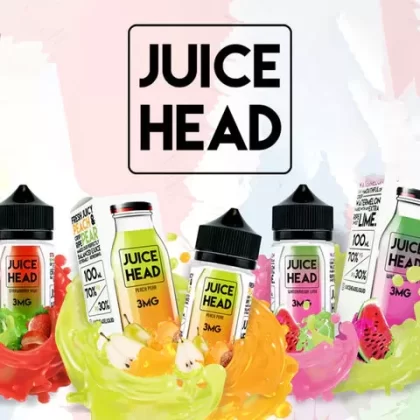 Juice Head Premium E-Liquid 100ml - Apple Watermelon / 3mg - Skullvaping