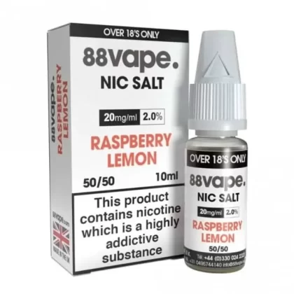 Raspberry Lemon Nic Salt E-Liquid by 88vape (10ml) - 20mg