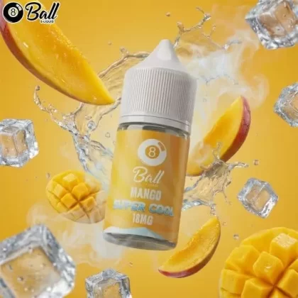 8 BALL MTL MANGO SUPER COOL VAPE ELIQUID - Elegantvapestore