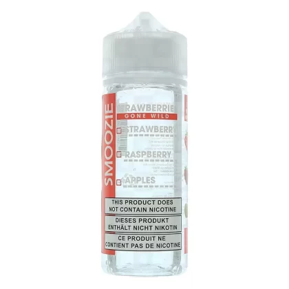 Smoozie Strawberries Gone Wild Vape Juice 100ml - Add Nic Shot#0 Nic Shots>1 x 18mg Nic Shot>2 x 18mg Nic Shots