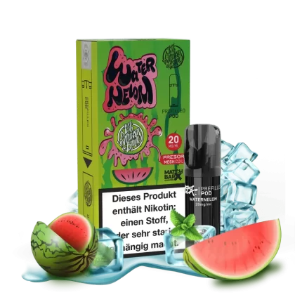 187 Pod – Waternelom - 187 Pod - by 187 Strassebande / Propylenglykol / Aromastoffe / Glycerin / Nikotinsalz / Cooling Agent