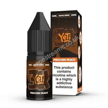 Yeti 3K Piercing Peach Nic Salt E-Liquid - Vapestreams Co