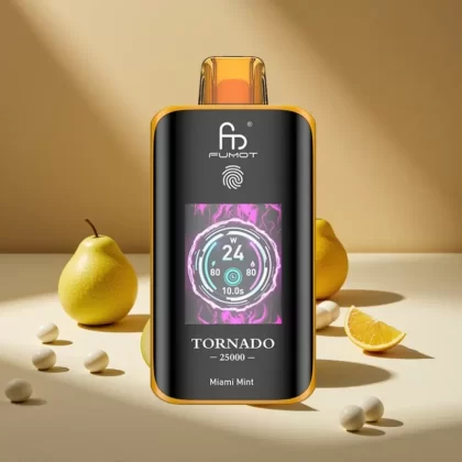 Fumot Tornado 25000 Puffs HD Screen 20ml Miami Mint Disposable Vape