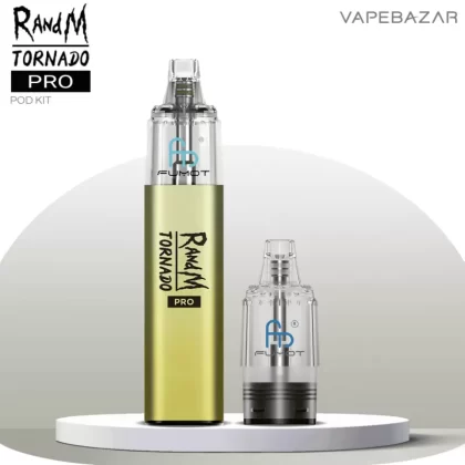 Fumot RandM Tornado Pro – Yellow - Pod Kit / Fumot / 600 mAh / 8ml / USB-C