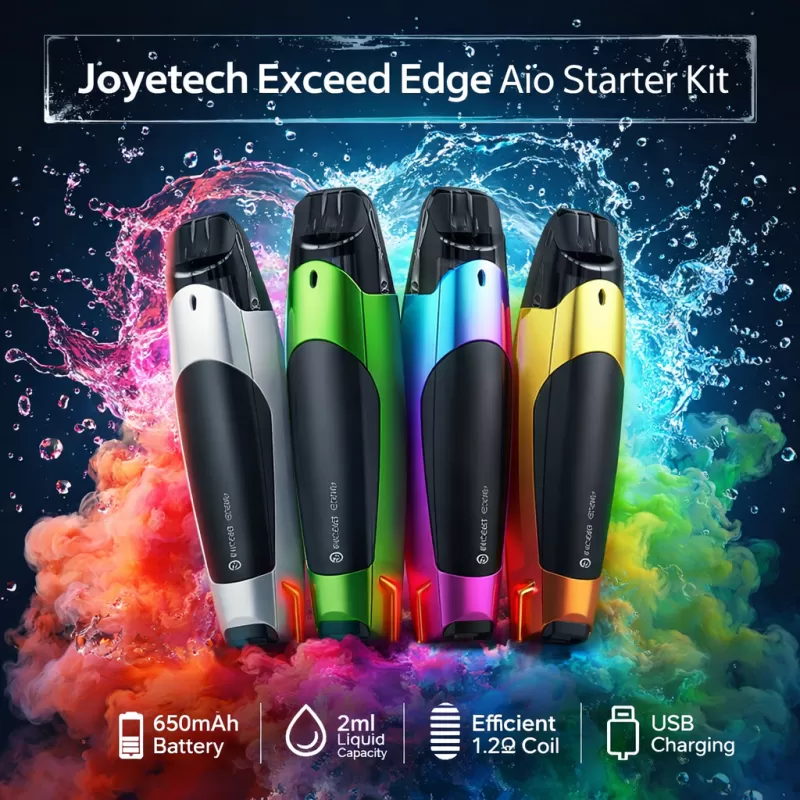 Joyetech Exceed Edge Aio Starter Kit - Yellow - Vapeciga