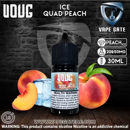 VOUG ICED QUAD PEACH SALTNIC 30ML - 50 mg / 30 ml