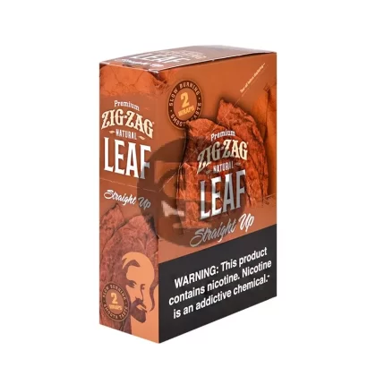 Zig Zag Natural Leaf Wraps, 25x2ct Straight up