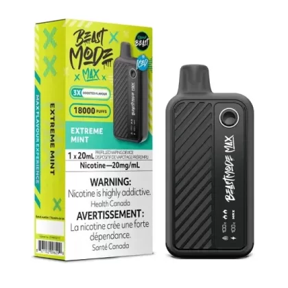 Flavour Beast Beast Mode Max 18K Disposable – 20ML – Extreme Mint