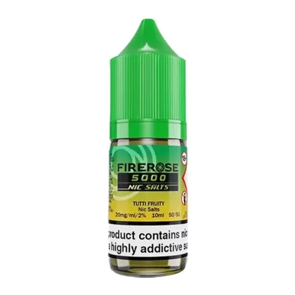 Firerose 5000 Tutti fruity Nic Salt Vape Juice - Strength