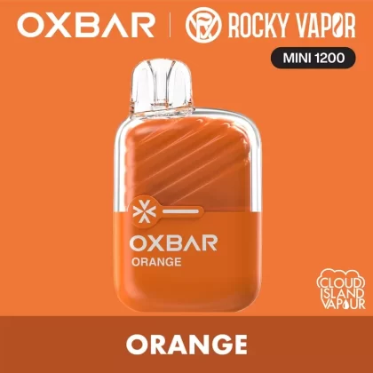 Rocky Vapor Oxbar Mini 1200 Disposable Vape – Orange