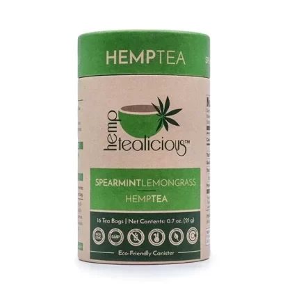 Pure Hemp Tea – Spearmint Lemongrass Flavor