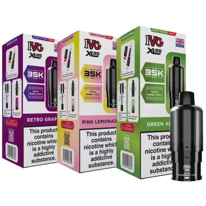 IVG XL 35K Prefilled Pod + Refill Container - Lemon Lime