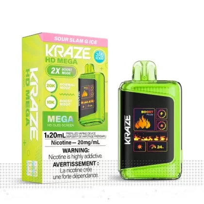 Kraze HD Mega – Sour Slam G Ice