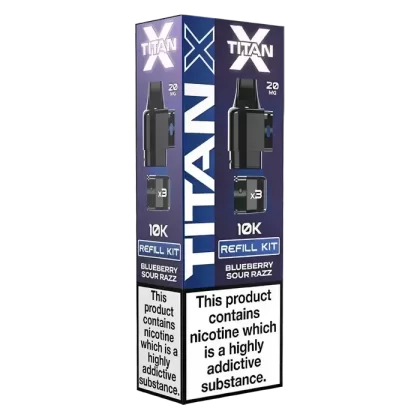Titan – X Prefilled Replaceable Pods Refil Containers 20mg Pods – UK Dispatch