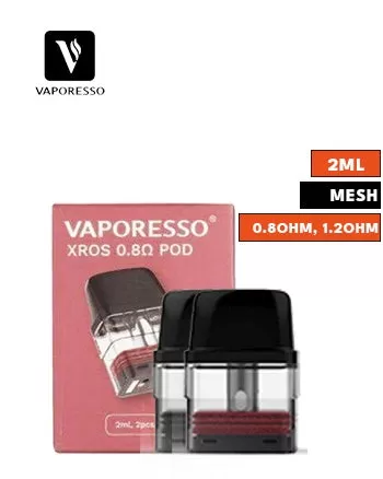 Vaporesso Xros Replacement Pod - 0.6 ohm - 4 Pack