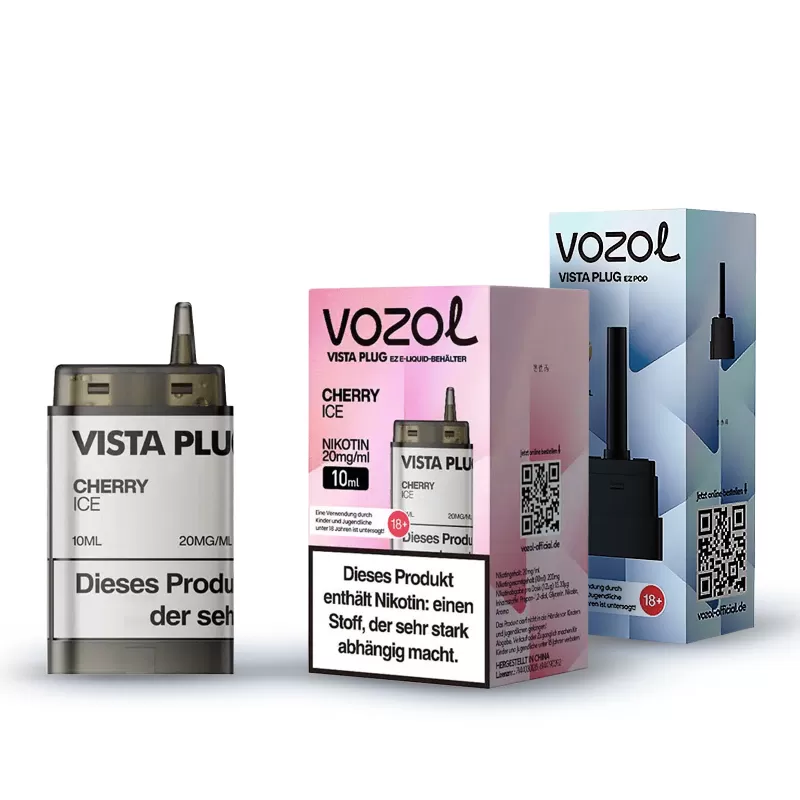 Vozol Vista Plug EZ Pod Set – Cherry Ice - Image 3