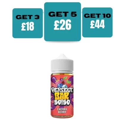 Perfect Bar 100ML Eliquid Shortfill - £6.99 or 3 for £18 - Apple Peach