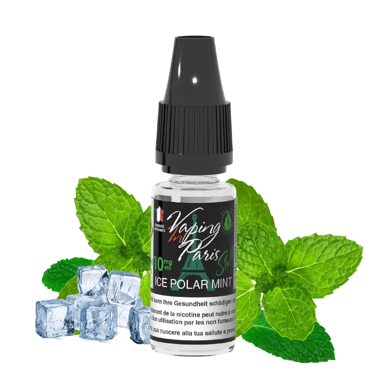 VIP Vaping in Paris – Ice Polar Mint Salt Nicotine E-Liquid