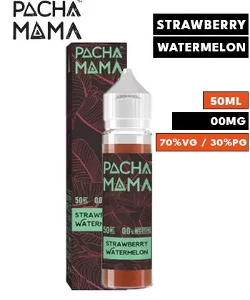Strawberry Watermelon Shortfill eLiquid by Pacha Mama 50ml - 00mg / 50ml